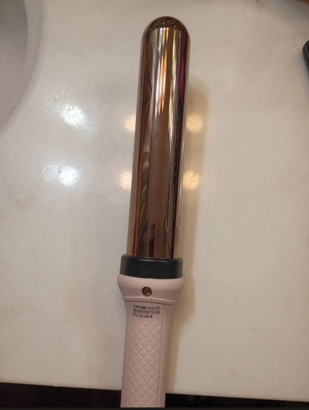 Lange Pink Hair Curling Wand